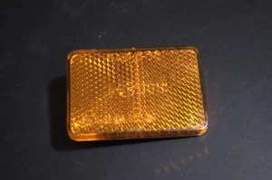 NOS Original Puch Moped Amber Side Reflector ZKW 068 OEM #349.153.8761 - Picture 1 of 3