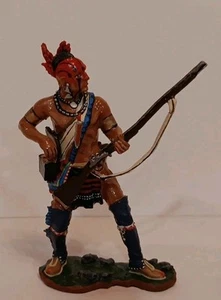King & Country Lead Figure, Indian Ready w/ Musket, #BR 043, In Box - Picture 1 of 11
