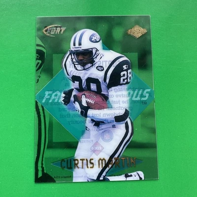 Curtis Martin 1999 Collector's Edge Fury Fast And Furious Acetate Preview #FF18 - Image 1 of 2