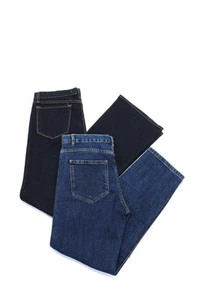 J Brand Joseph Womens Cotton Button Straight Bootcut Jeans Blue Size 29 30 Lot 2 - Picture 1 of 6