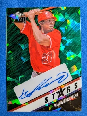 2024 Leaf Collective - Vladimir Guerrero Auto - Gold Leaf Stars GLS-VG1 - Image 1 of 4