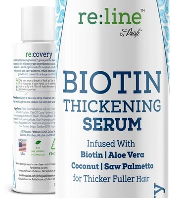 Hair Growth Serum for Hair Loss, Natural Biotin Fine Hair Thickener for Women... - Image 1 of 4