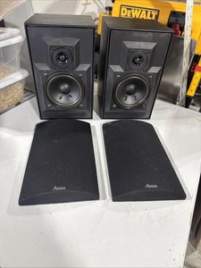 Par de altavoces negros Atlantic Technology modelo 221 LR | FUNCIONANDO - Imagen 1 de 7