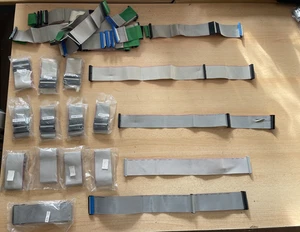 5 TYPES of IDC Box Headers Cable Leads  32 PIECES in total  AS PHOTOS    K2 - Picture 1 of 19