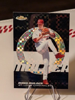 2005 Topps Finest ⚾ Mark Mulder #103 [Black Xfractor, #20/25] - Image 1 of 4