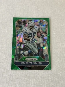 EMMITT SMITH 2015 PANINI PRIZM GREEN CRACKED ICE COWBOYS INSERT /75 - Picture 1 of 2