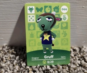 GRUFF #066 Animal Crossing Amiibo Authentic Nintendo Mint Card From Series 1 - Bild 1 von 2