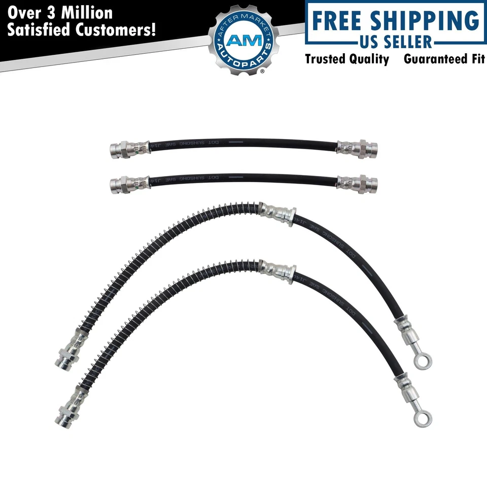 Juego de mangueras de freno para Chrysler Dodge Mitsubishi Foto 1 de 4