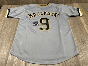 Signed Bill Mazeroski Pittsburgh Grey Baseball Jersey - Beckett COA - Picture 1 of 18