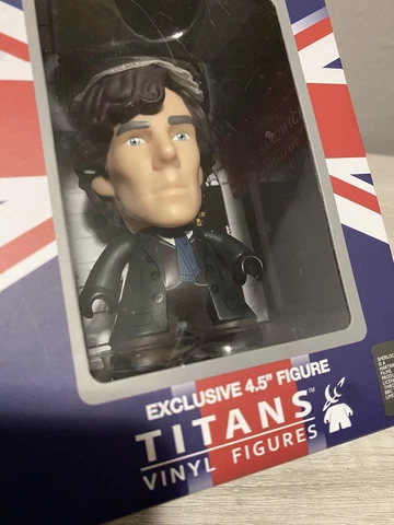 Titans Vinyl Figure Sherlock Baker Street 4.5" Figure Nerd Block Exclusive Cover