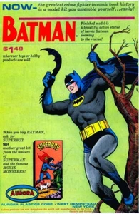 Vintage Batman Aurora Toy Ad Reproduction Print Advertising 17x12 - Picture 1 of 1
