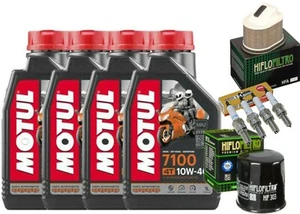 KIT/TAGLIANDO KAWASAKI Z750 Z 750 2007 2008 MOTUL 7100 CANDELE FILTRI OLIO ARIA - Imagen 1 de 4