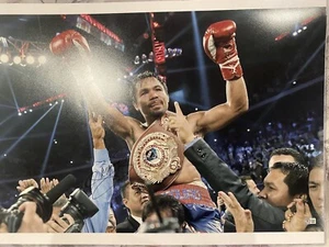 Manny Pacquiao Signed 20x30 Autograph with Beckett COA - Picture 1 of 4