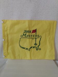 2004 Masters Pin Flag Augusta National Golf Club Phil Mickelson 1st Masters Win