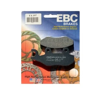 EBC Organic Front Brake Pads for KAWASAKI EX250 Ninja 250R 2008-2012 FA197 - Image 1 of 3