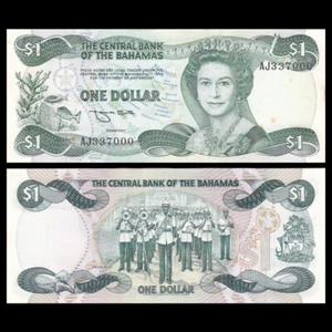 Bahamas 1 Dollar, 1974(1984), P-43b, banknote, AU-UNC - Picture 1 of 1
