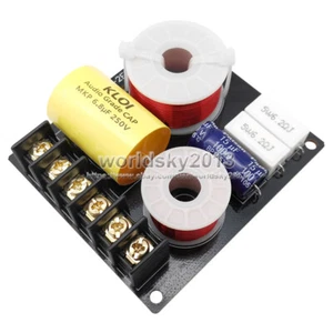 2pcs 100W 2 Way Speaker Frequency Divider Aplifier Crossover Loudspeaker Filter - Picture 1 of 7
