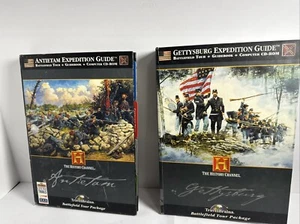 Antietam and Gettysburg lot Expedition Guide TravelBrains hardcover with cds - Imagen 1 de 8