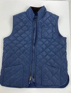 Classic / Club Vest Boys Size 6/7 Blue Quilted Sleeveless Zip Puffer Jacket Coat - Picture 1 of 13