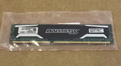 Crucial Ballistix Sport BLS4G3D1609DS1S00 DDR3-1600 4 GB RAM Memory - Image 1 of 3