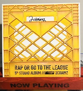 2 Chainz Rap Or Go To The League Yellow Vinyl Autograph Signed Lithograph Auto - Bild 1 von 5