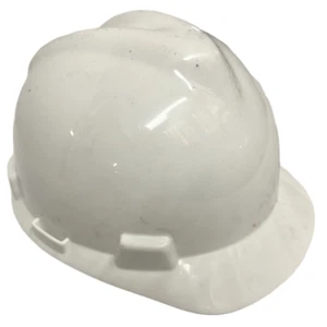 Lot of (4) MSA V-Gard 49573 Hard Hat W/ Glaregard Underbrim Type I Class E - Picture 1 of 3