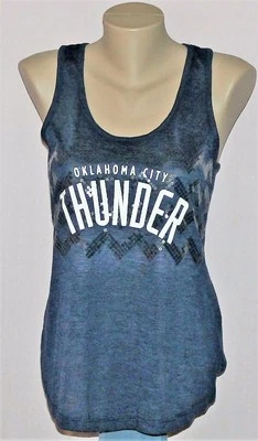 Oklahoma City Thunder Womens Make That Move Sequin Tank Top T-Shirt - NBA - Image 1 of 3