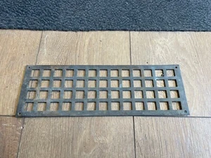 J DAY 10202 Original Vintage Brass Grille Air Vent 12” X 4” SR1 JD4059 - Picture 1 of 6