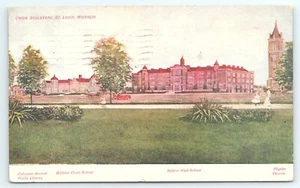 Postal Cabanne Library William Clark School Soldan High School St Louis MO - Imagen 1 de 2
