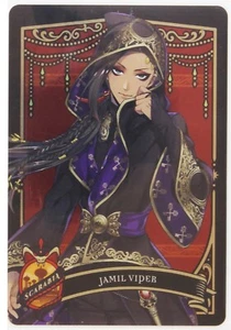Disney Twisted Wonderland Metal Card P2-05 Jamil Viper Bandai Japan - Bild 1 von 4