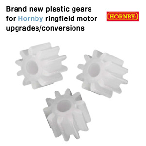 3 x Replacement 10 Teeth Plastic Gear  Hornby Ringfield CD Can Motor Upgrade HG1
