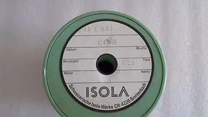 ELECTRISOLA LITZ ALAMBRE Lote de 50 pies (15m) 15x0.05 (15/44) CH - 4022 Breitenbach - Imagen 1 de 2