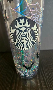 Starbucks Multi-Color Glitter Tumbler Limited Halloween Theme 24oz Venti - Bild 1 von 9