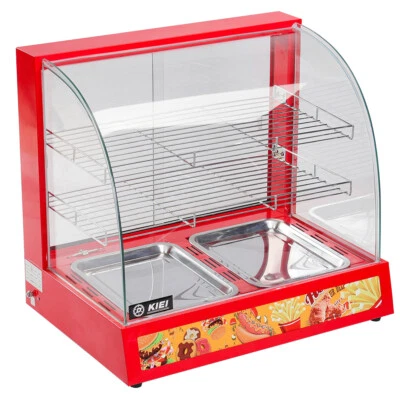 Commercial Hot Food Warmer Display Cabinet Showcase Pie Pizza Heated Counter Top - Image 1 of 4