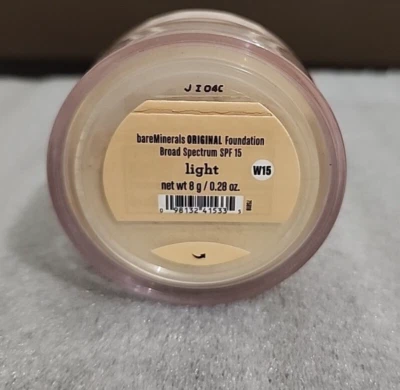 Bareminerals Original - LOOSE POWDER Foundation SPF 15 - Light W15 - 0.28 oz 8 g - Image 1 of 3