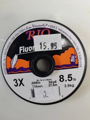 Rio Fluoroflex Plus    " Clear "    3X , 8.5 LB , 30 yd - Image 1 of 2