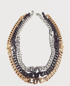 Unisex’s gothic Necklace Donda / Kanye Style Cuban Link - Picture 1 of 8