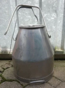alte Milchkanne Edelstahl - Bild 1 von 1