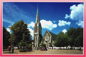Postcard:Christchurch Cathedral & Square - Christchurch, Canterbury, New Zealand - Picture 1 of 2