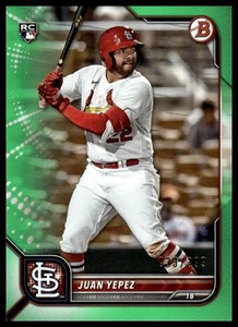 2022 Bowman #24 Juan Yepez Neon Green #/399 - Picture 1 of 2