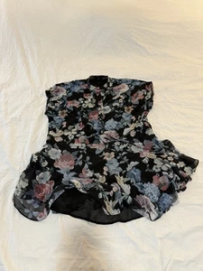 Vici ärmelloses Minikleid mit Blumenmuster Größe Large 170 - Bild 1 von 5