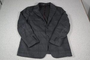 Made in Italy Blazer Herren 52R Anthrazit Fensterscheibe Wollmischung Sport Mantel Jacke - Bild 1 von 7