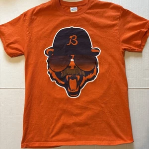 Vintage Chicago Bears Mike Ditka Bear Graphic T-Shirt - Men's M 2 Sided NFL - Picture 1 of 6