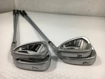 (Ping) Iron Set 4Piece i20 7-W Flex S Shaft NS Pro 950GH Steel Used From Japan - Image 1 of 4