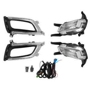 Driver+Passenger Side Halogen Fog Light Lamps w/ Covers For 2014 2015 Kia Optima - Picture 1 of 14