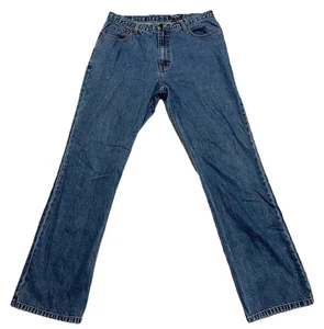 Eddie Bauer Jeans Womens 14 High Rise Straight Medium Wash Relaxed Vintage 90s - Picture 1 of 14