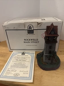 1991 RHODES STUDIOS ROCKWELL'S MAIN STREET THE BELL TOWER #82283 NEW - Picture 1 of 9