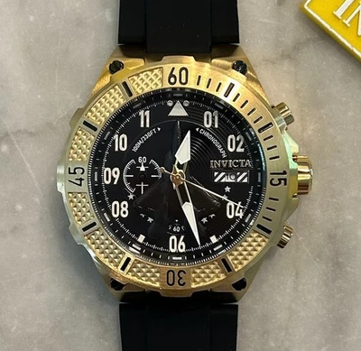 Invicta Aviator Ascend Men's Watch Black Silicone #39889 - 50 mm Case - image 1 of 4