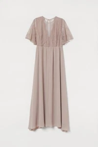 H&M Plus , Long Dress With Lace Size 2XL - Picture 1 of 19