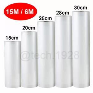 Vacuum Food Sealer Saver Bag Seal Storage Commercial Heat Grade 15 20 25 28 30cm - Picture 1 of 12